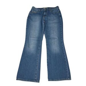 Levi's 513 Bootcut Stretch Denim Jeans Medium Wash Mid Rise Women's Size 30 x 30